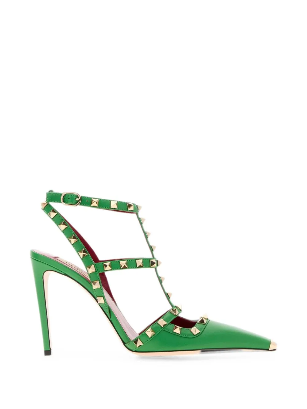 Rockstud Leather Pumps