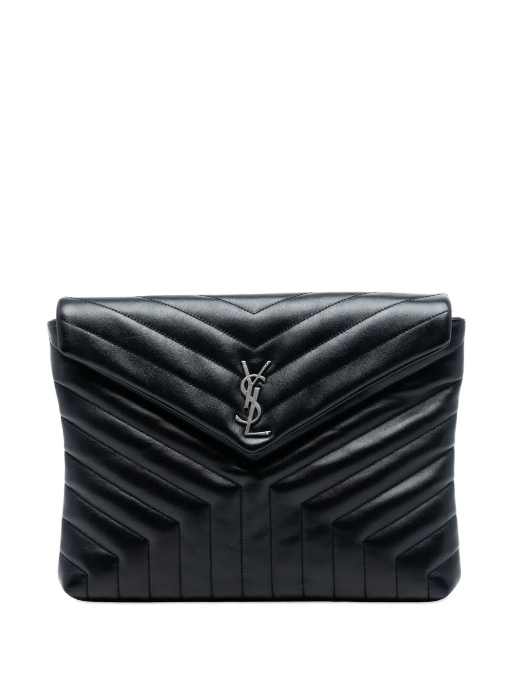 2018 Matelasse Calfskin Monogram LouLou Document Clutch Bag