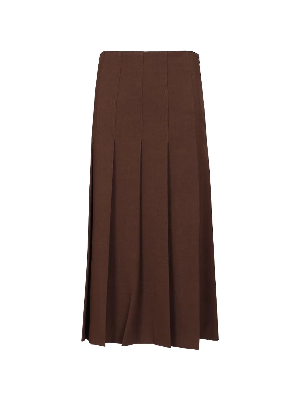 Long Pleated Skirt