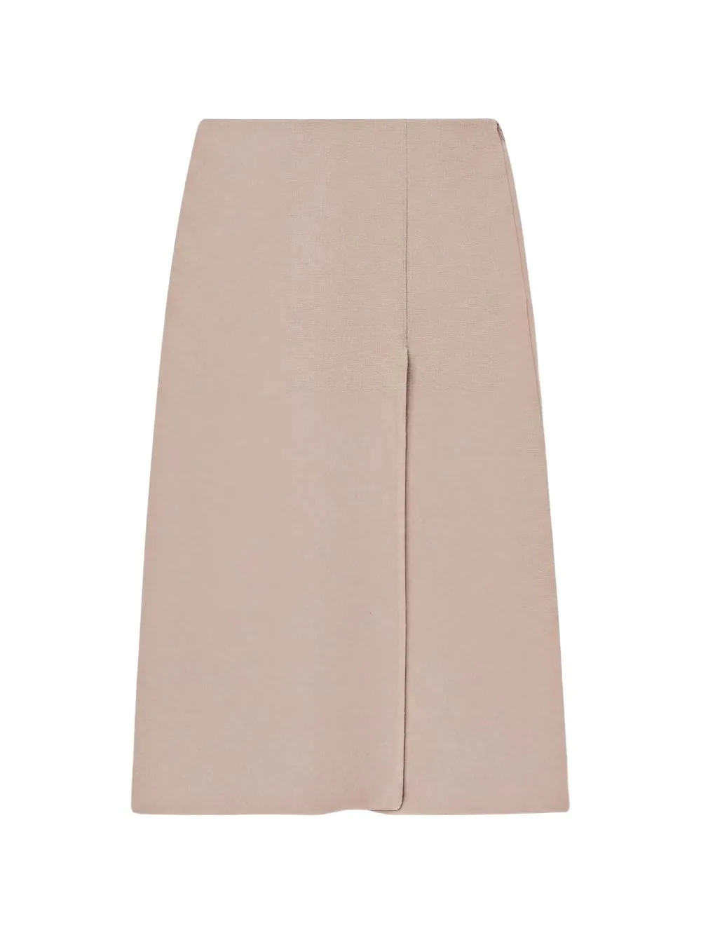Front-Slit Midi Skirt