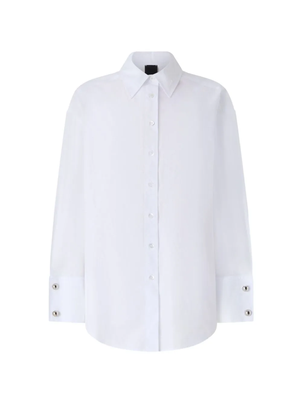Embellished-Cuff Cotton Shirt