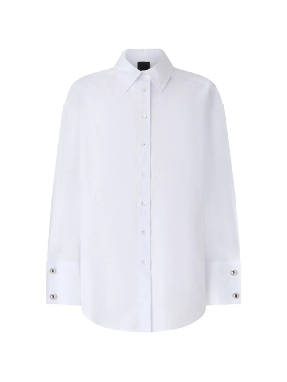 Embellished-Cuff Cotton Shirt