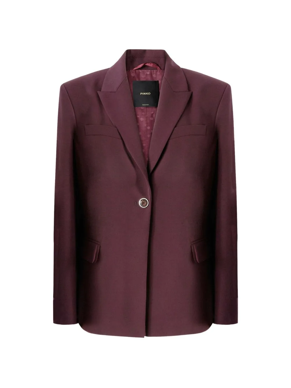 Polka-Dot Panel Blazer