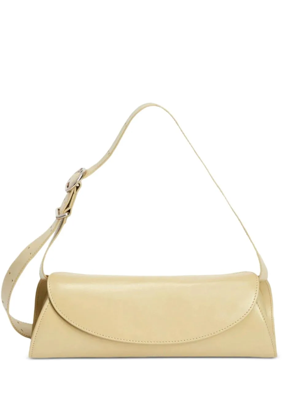 Small Cannolo Leather Shoulder Bag