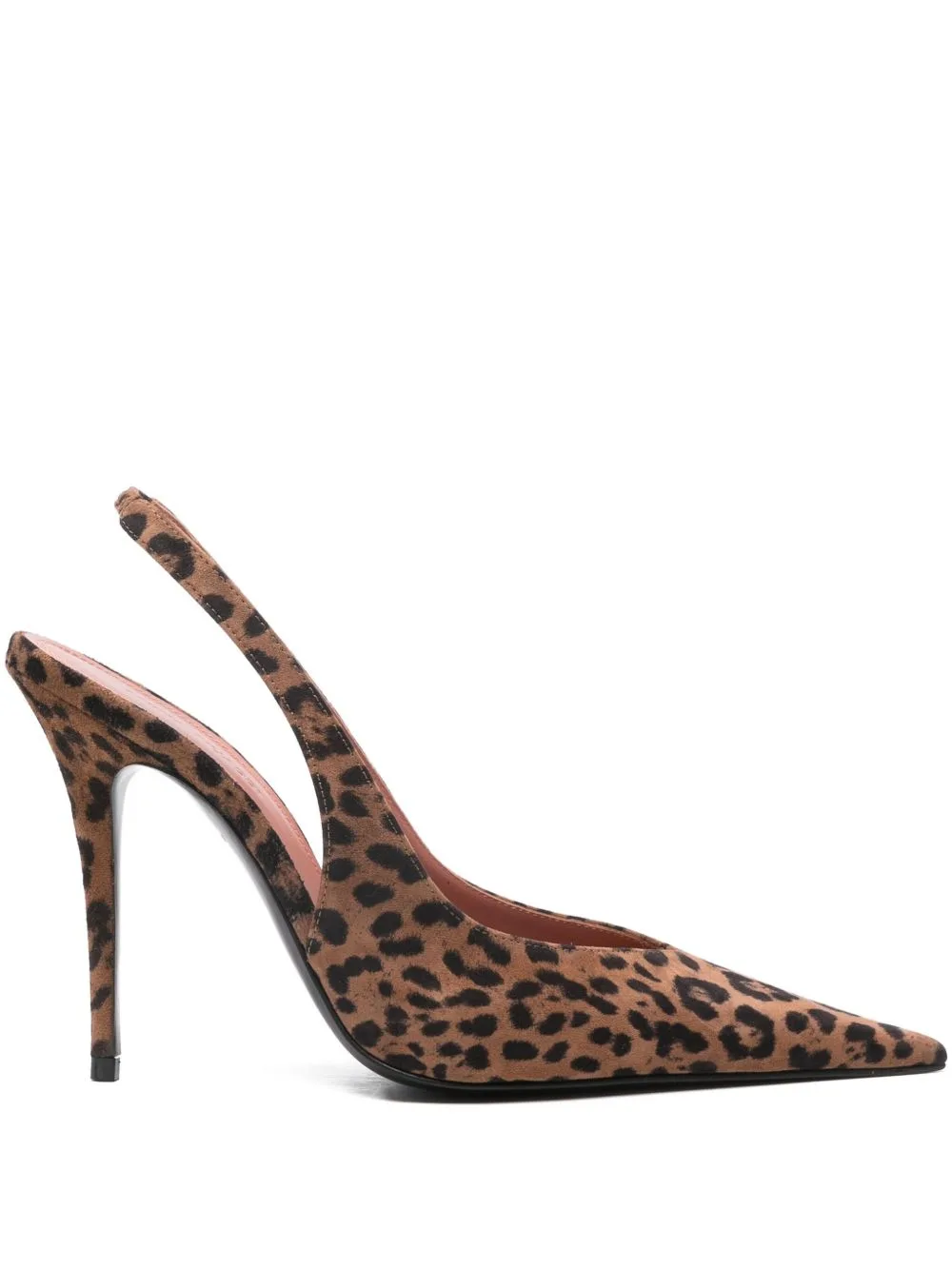 105mm Leather Heeled Pumps