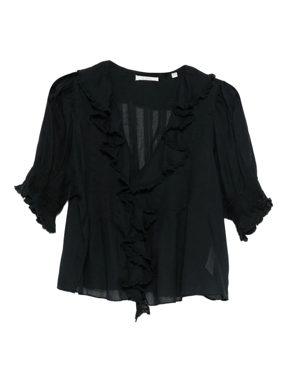 Henri Ruffled Blouse by DÔEN