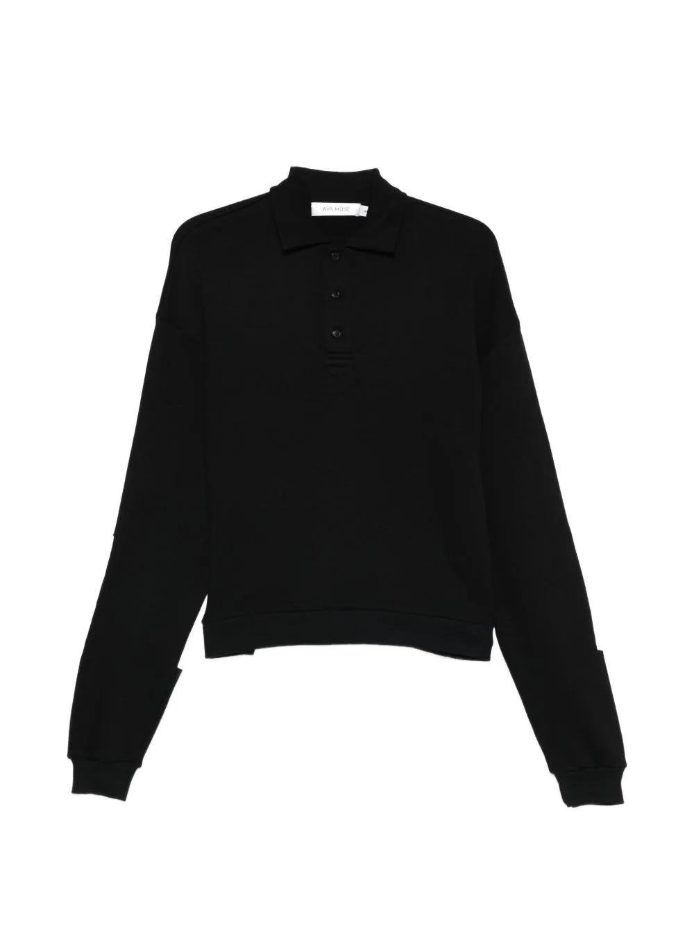 Collared Patched Polo Shirt