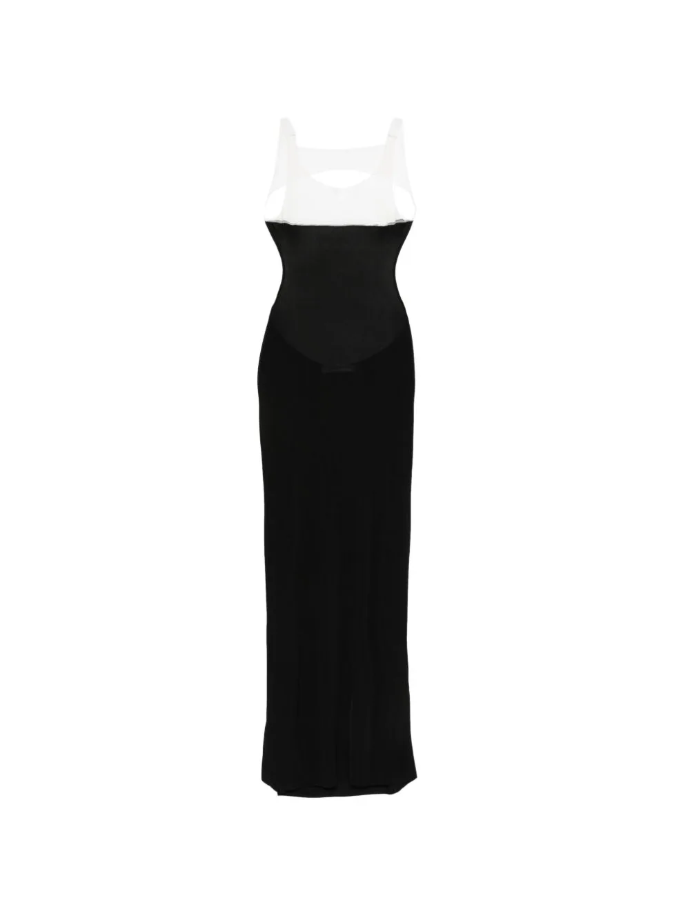 Semi-Sheer Maxi Dress