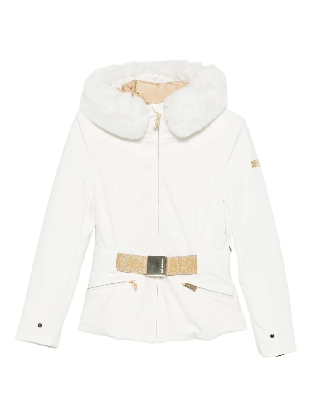 Faux-Fur Belted Jacket