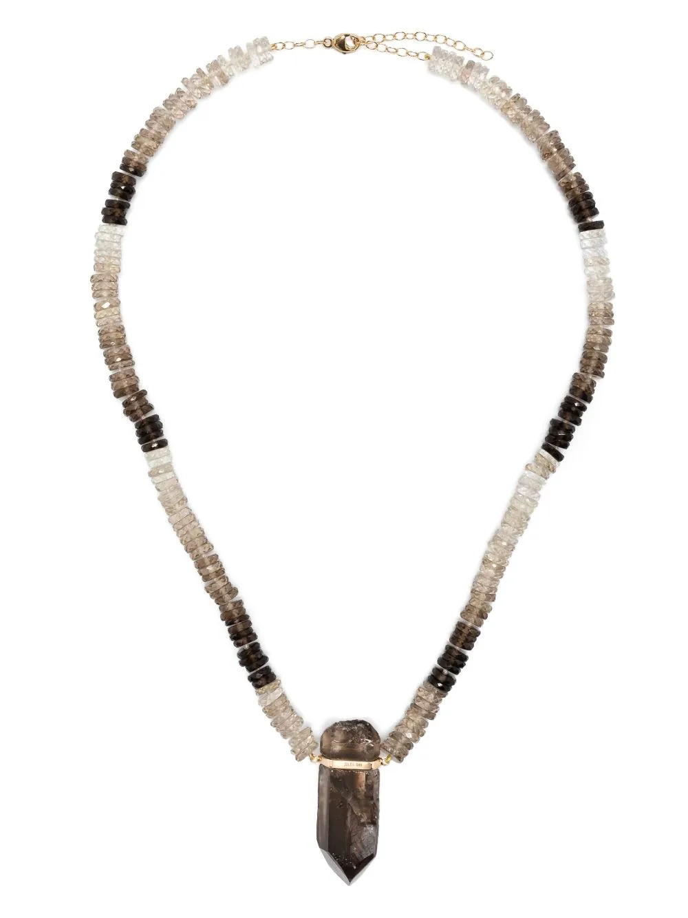 14kt Yellow Gold Aurora Smoky Quartz Necklace