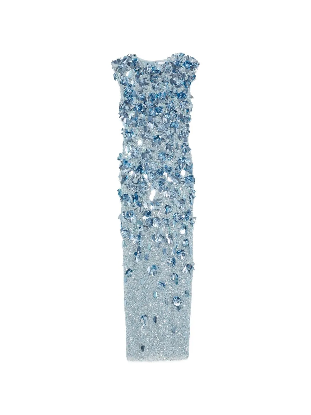Hugo Floral-Embellished Maxi Dress