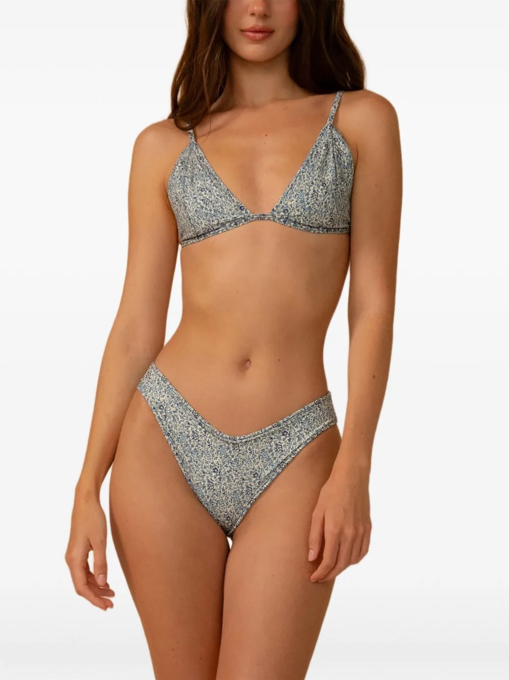 Lulu Floral-Print Bikini Bottoms