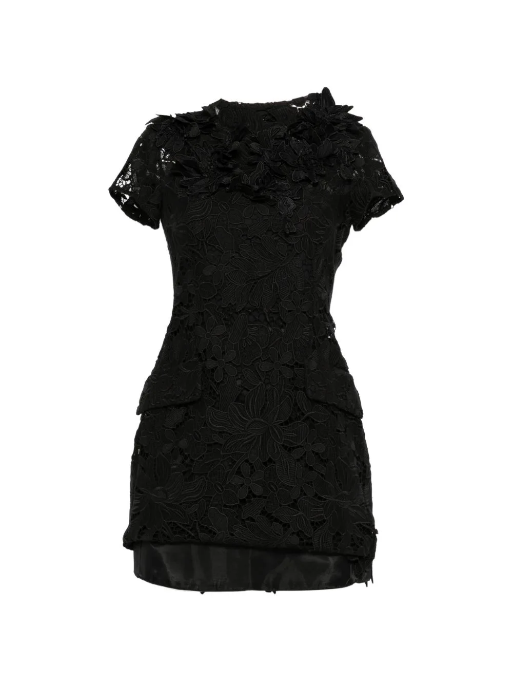 Ala Floral-Lace Mini Dress