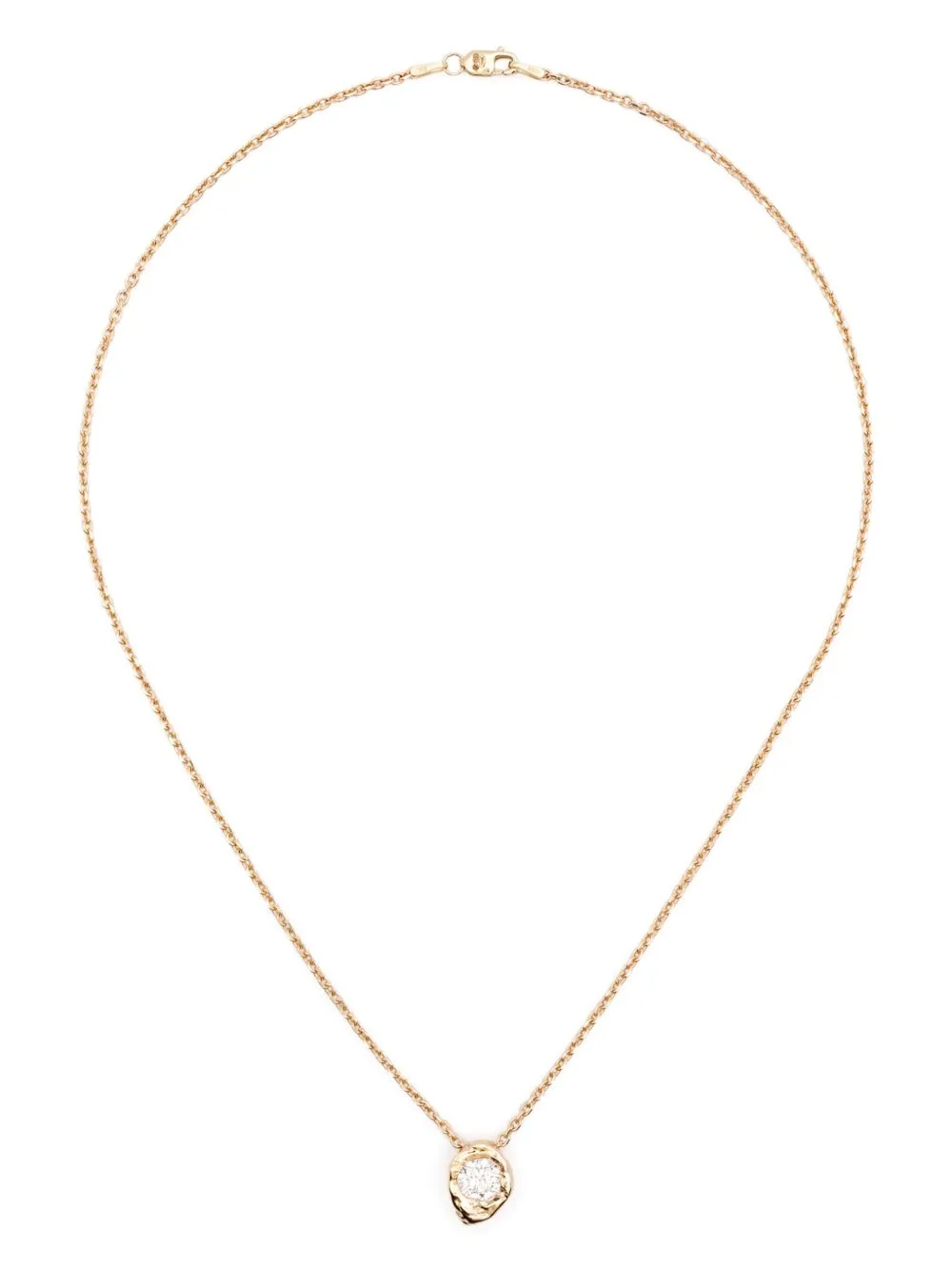 14CT Yellow Gold Alfa Diamond Necklace