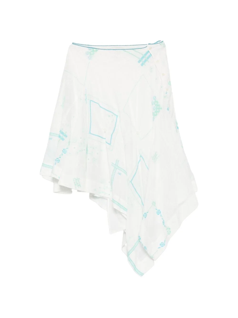 Corinne Embroidered Midi Skirt