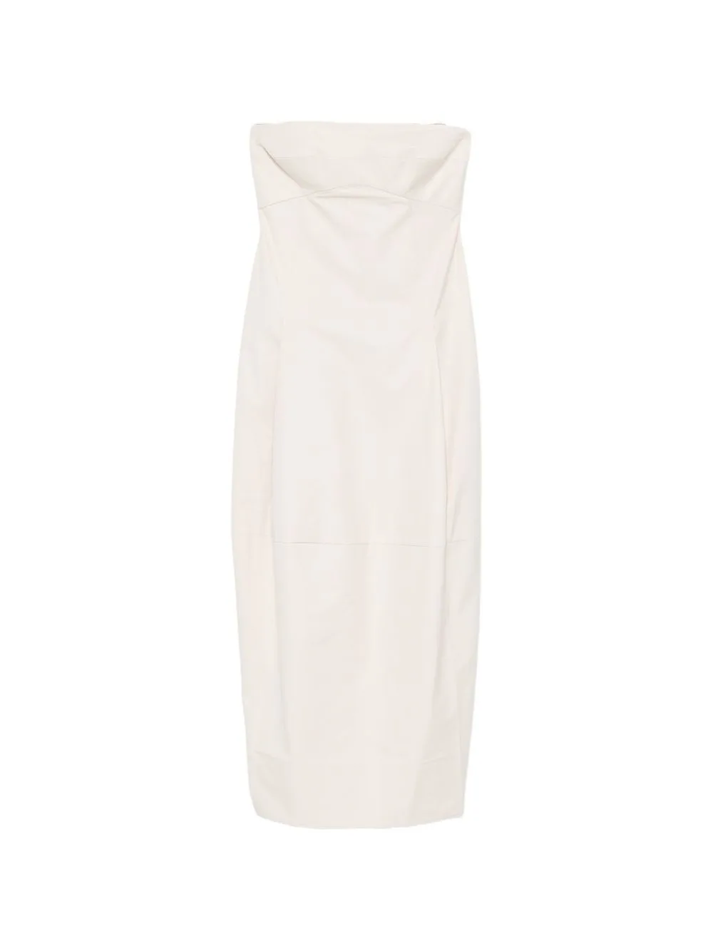 Pleated Cocoon Dress