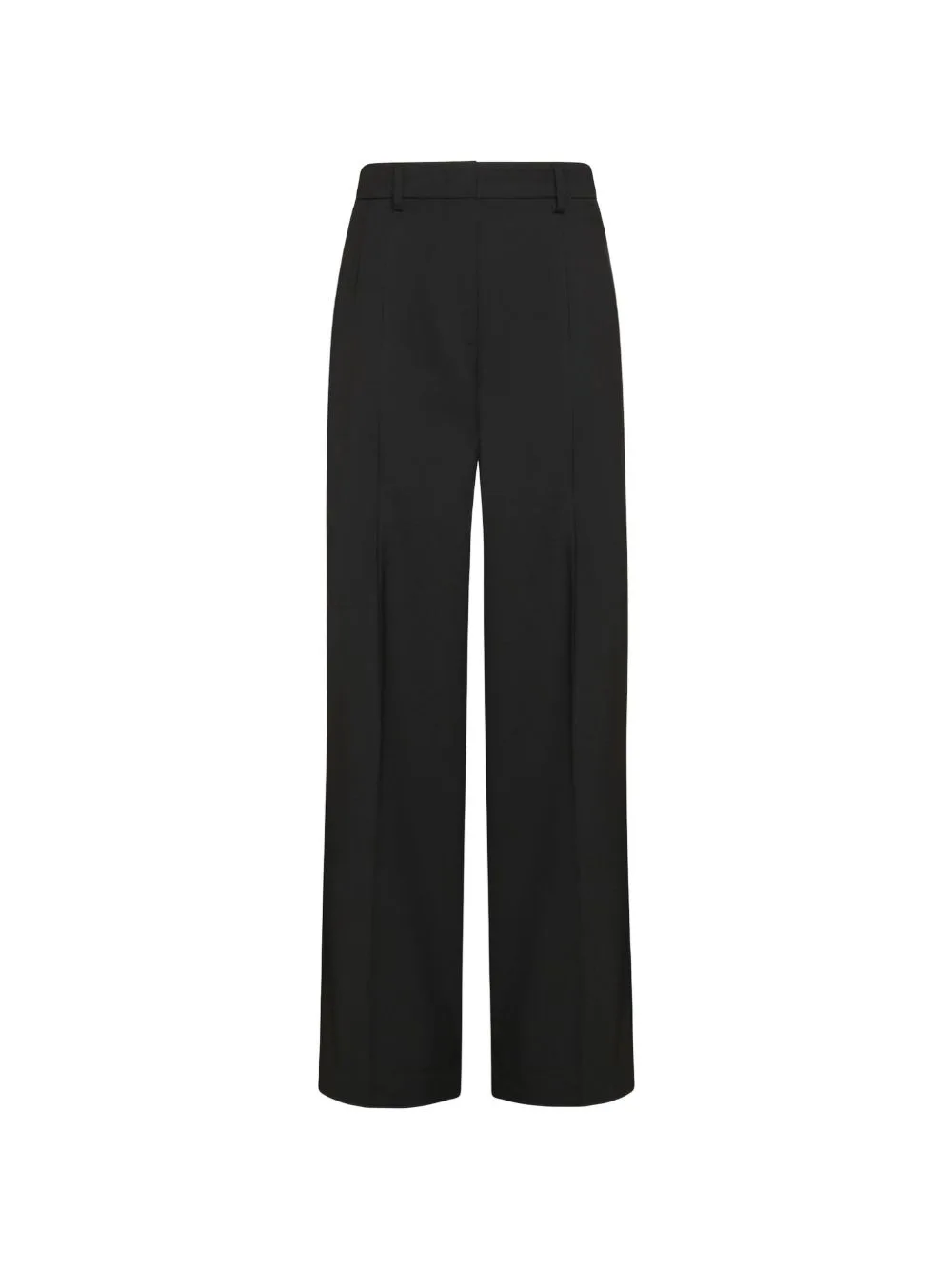 Pressed-Crease Straight-Leg Trousers