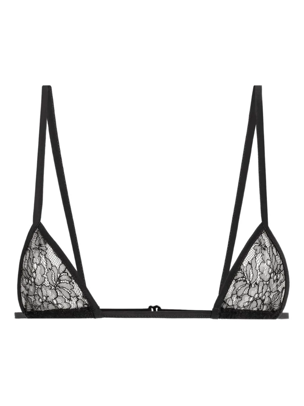 Lace-Trimmed Triangle Bra