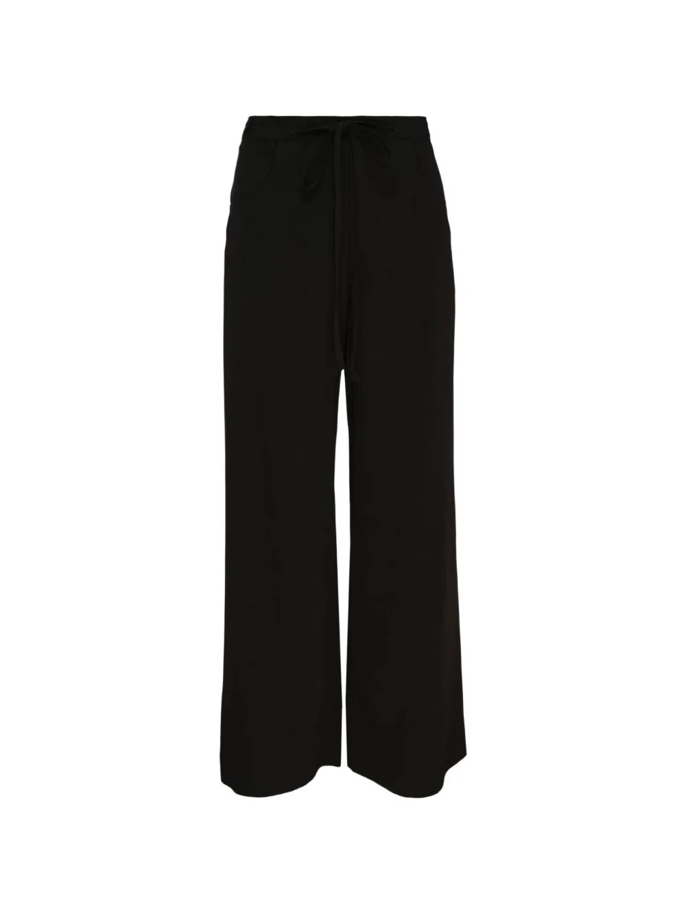 Drawstring Wide-Leg Trousers