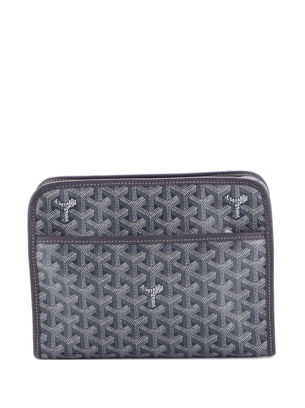 Jouvence Toiletry Pouch Coated Canvas mm Clutch Bag