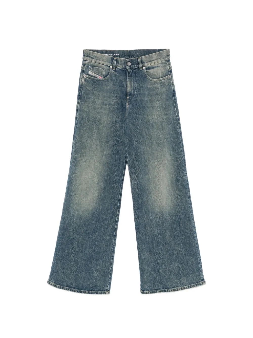 1978 D-Akemi Faded Wide-Leg Jeans