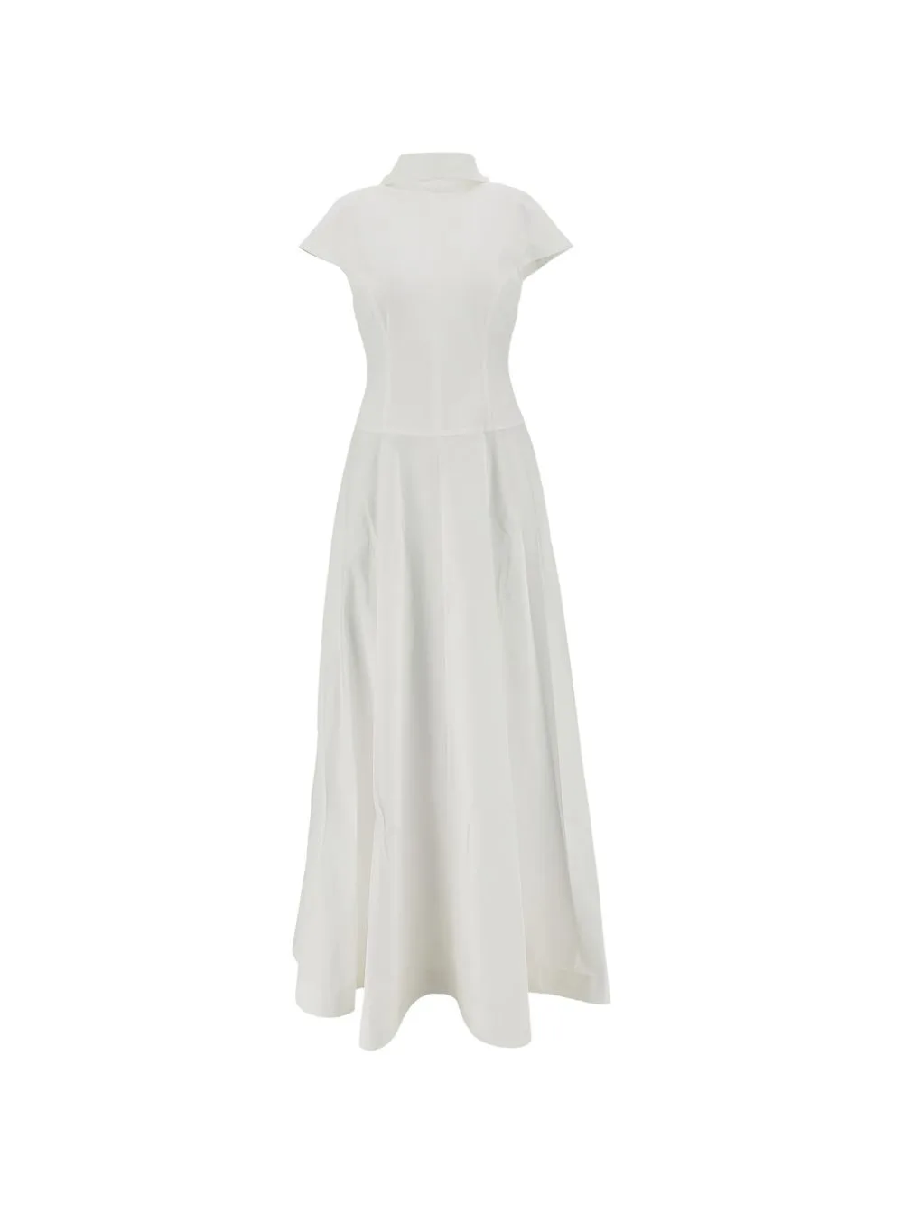 High-Neck Maxi Dress
