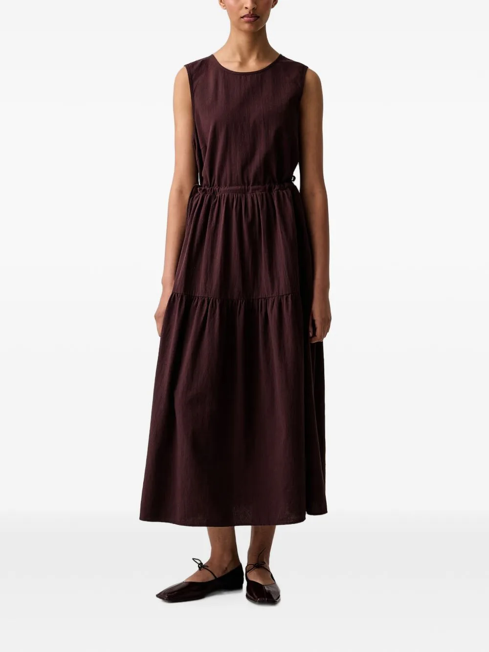 Tiered Sleeveless Maxi Dress