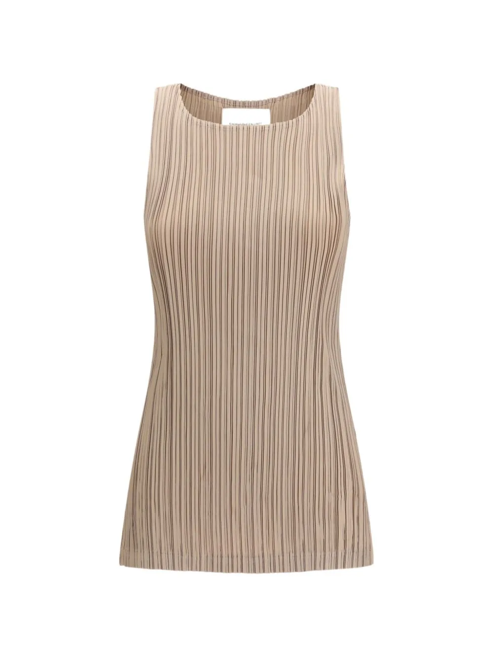 Pleated Sleeveless Top