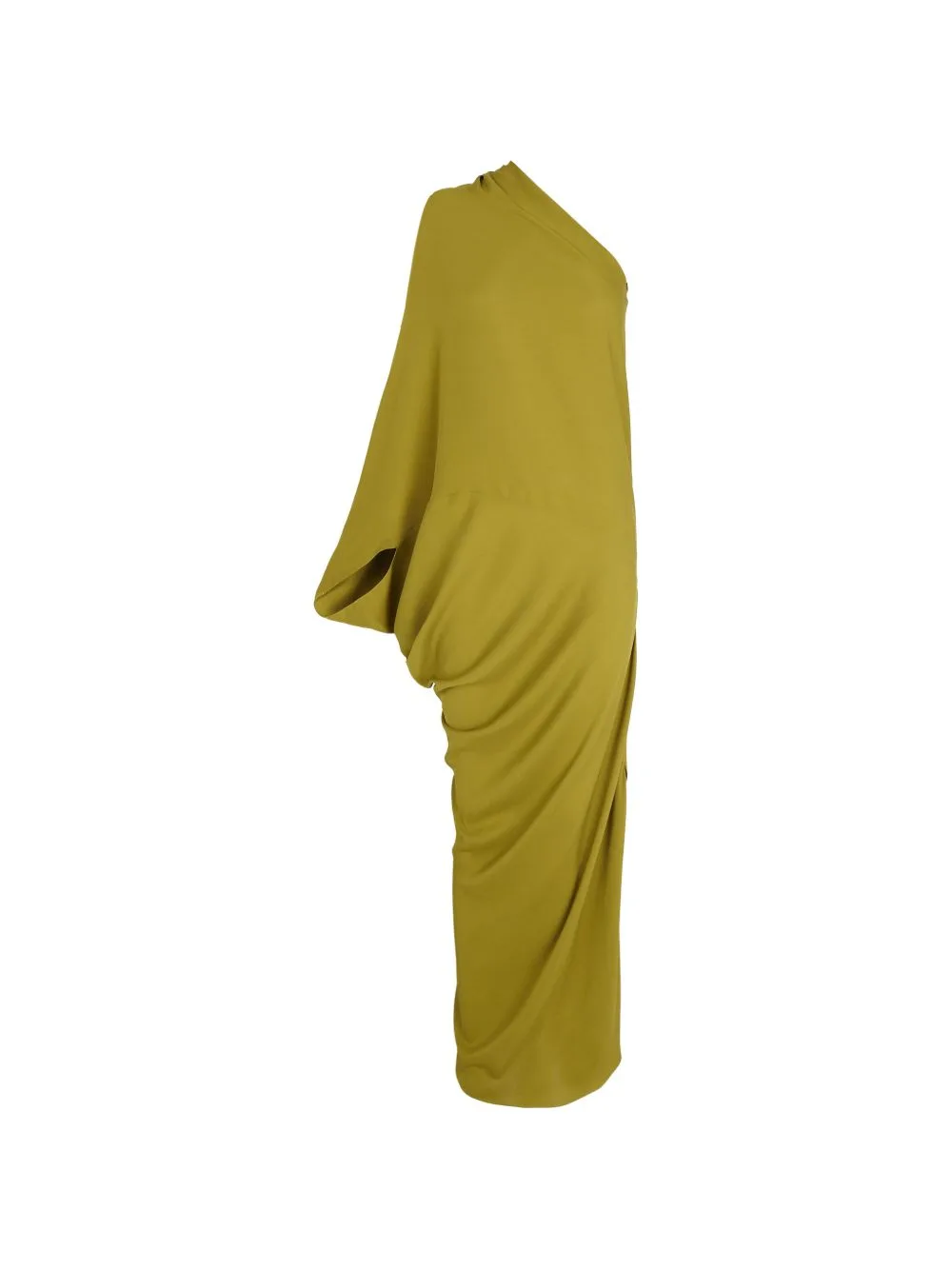 Delore One-Shoulder Draped Maxi Dress