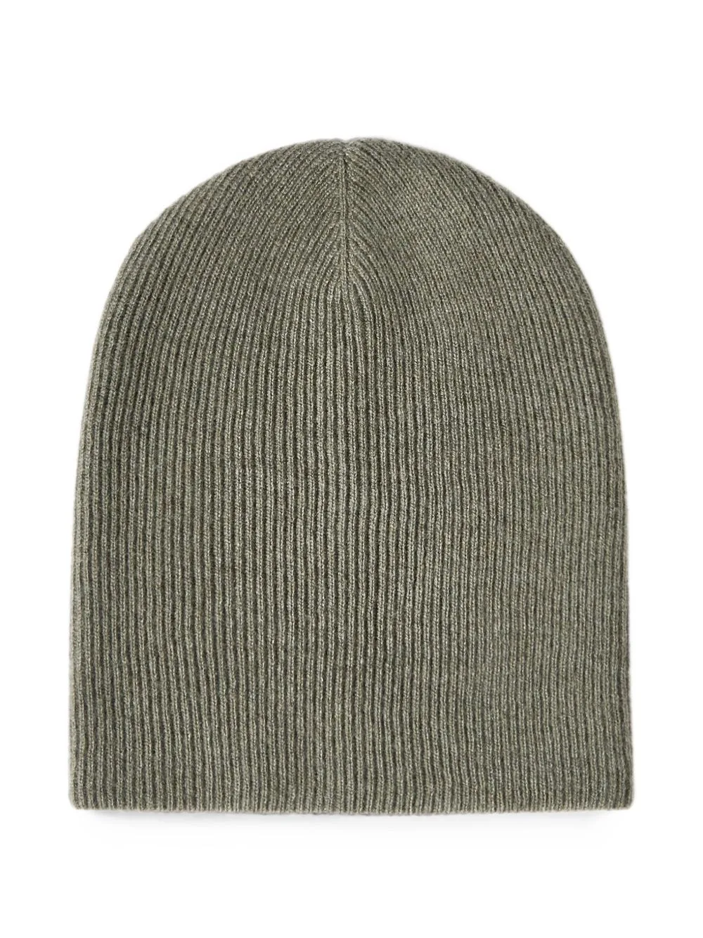 Cashmere English-Rib Knit Beanie