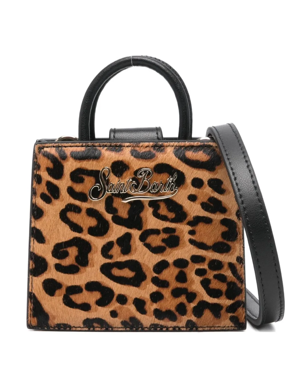 Mini Shop Leopard-Print Tote Bag