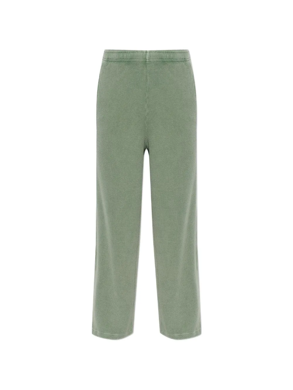 Waffle-Knit Track Pants