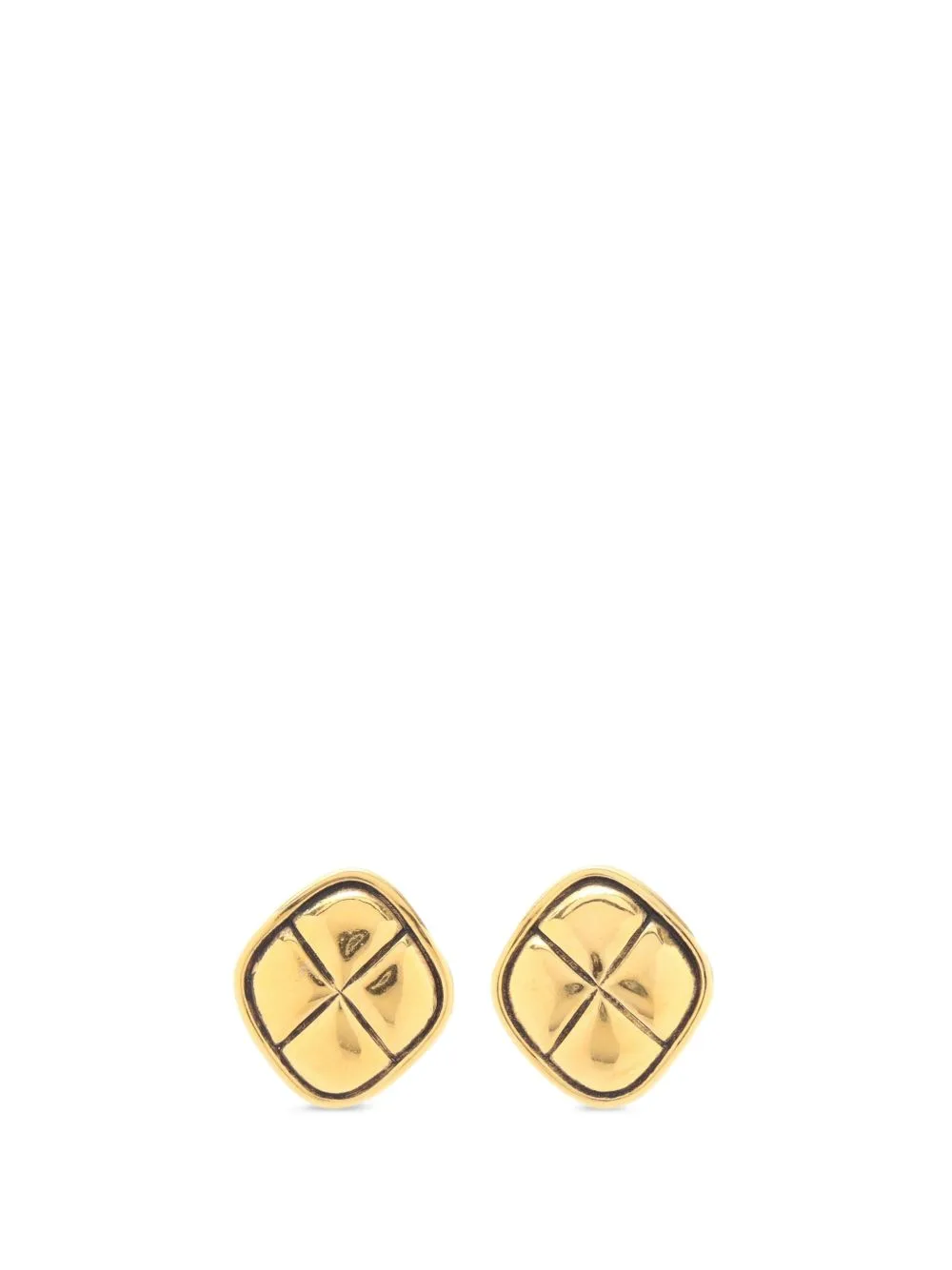 1986-1988 Matelassé Rhombus Earrings