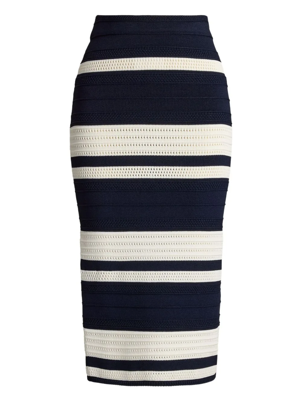 Striped Textured Ferris Skirt