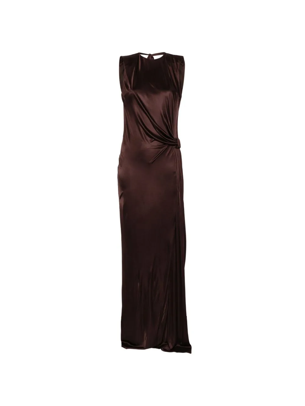 Red Carpet Dress in Shiny Viscose Jersey