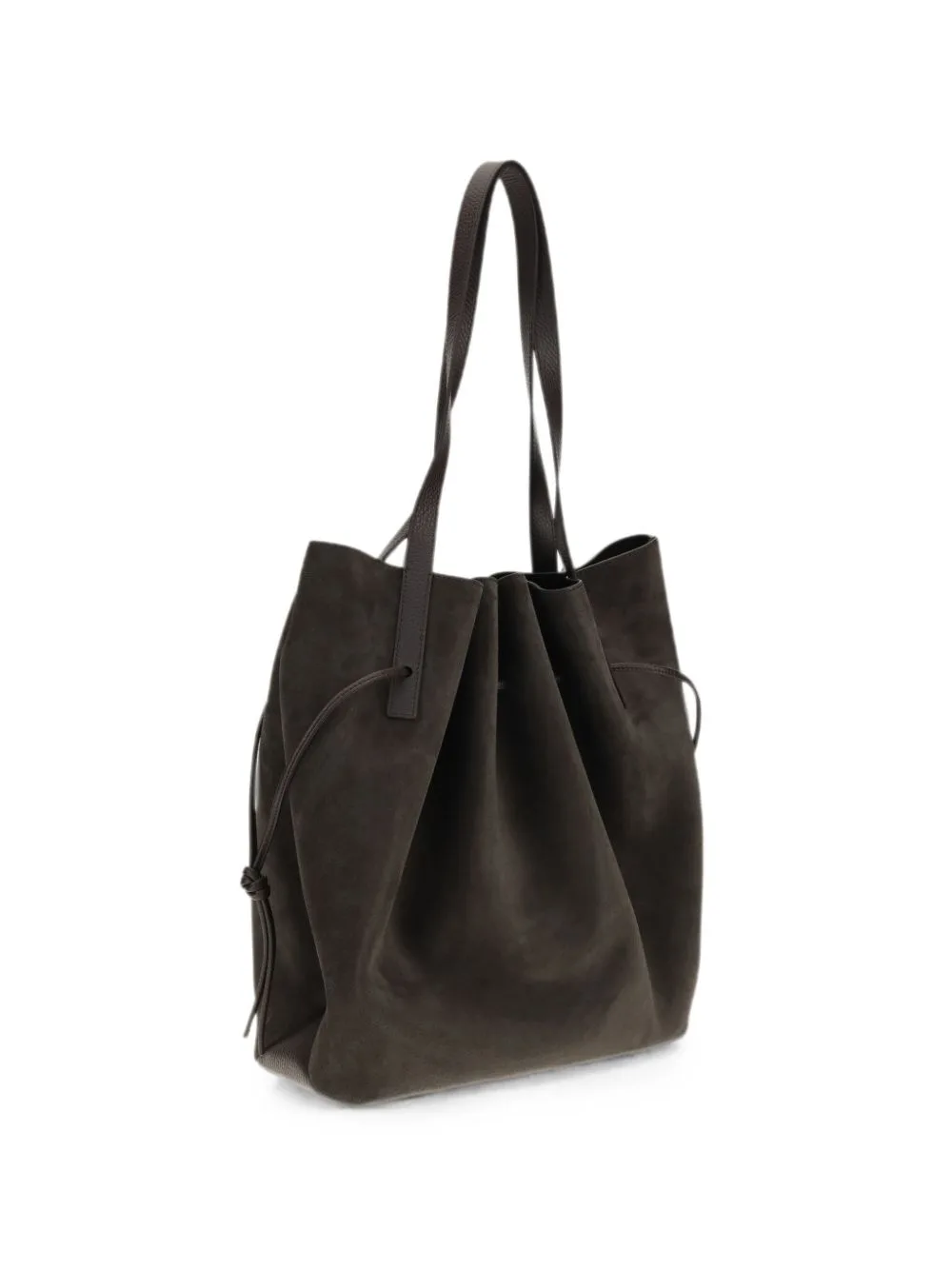 Scallop Drawstring Tote Bag