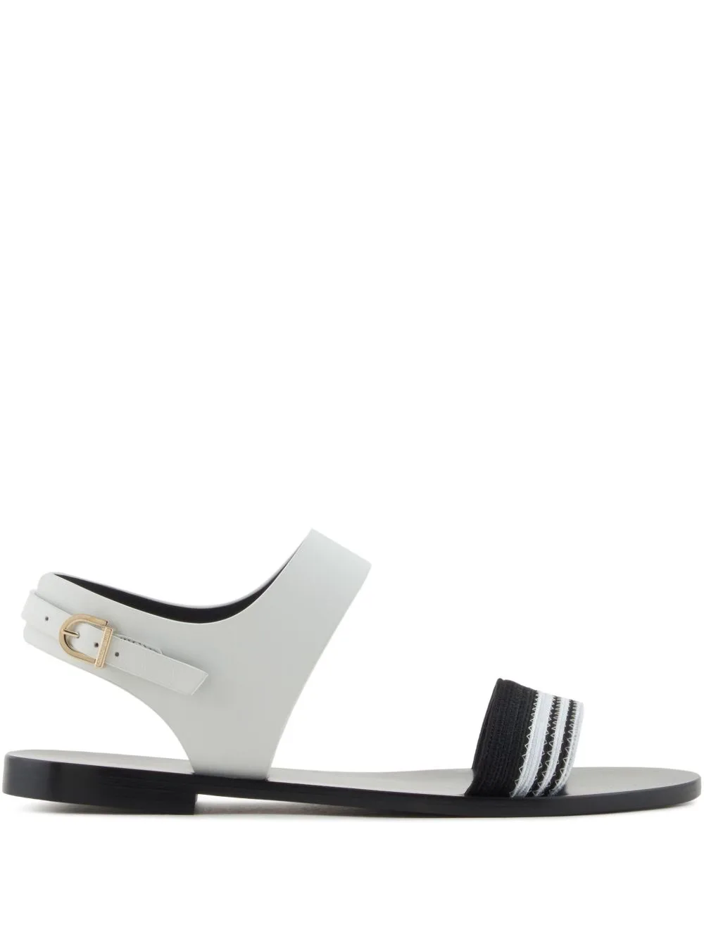 Stripe-Detail Sandals