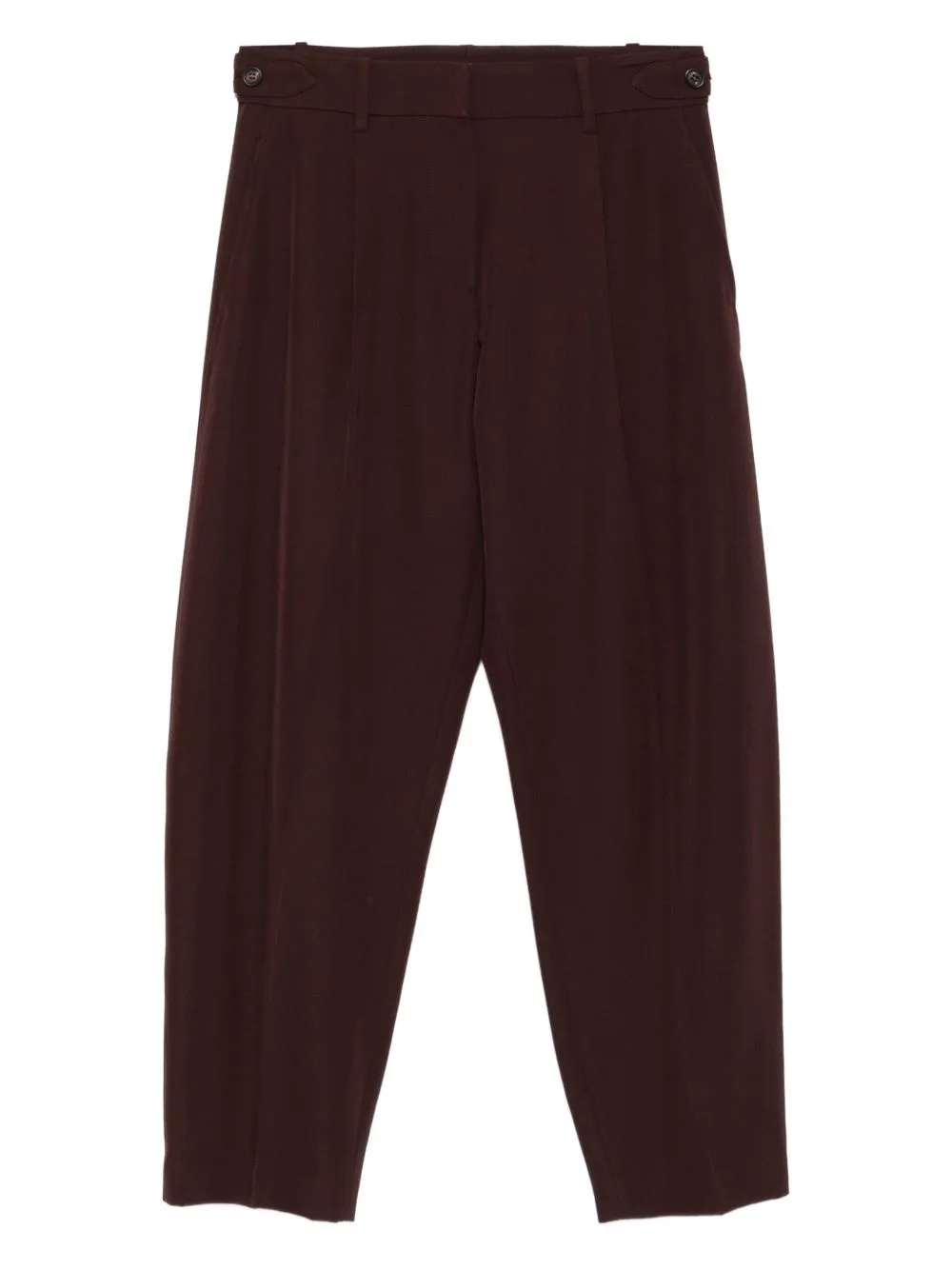 Pleated-Details Trousers