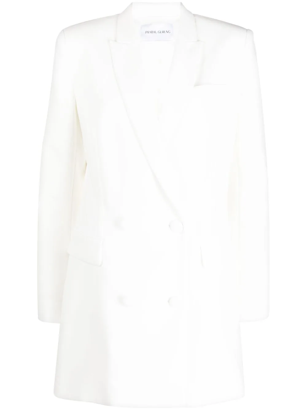 Double-Breasted Fitted Blazer