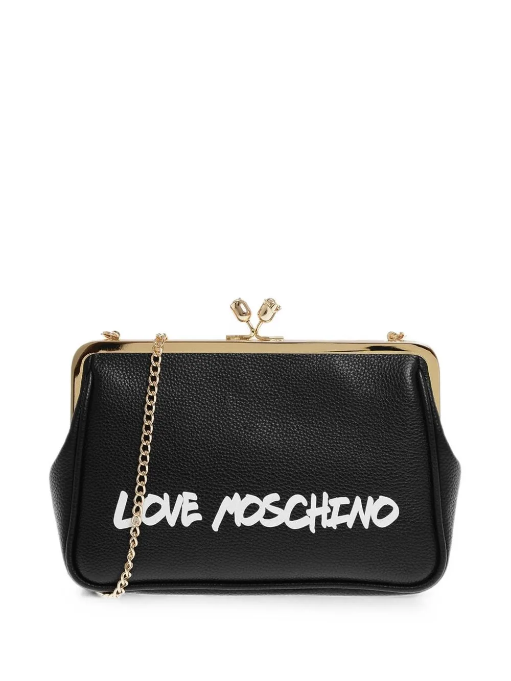 Love Logo-Print Love Clutch Bag