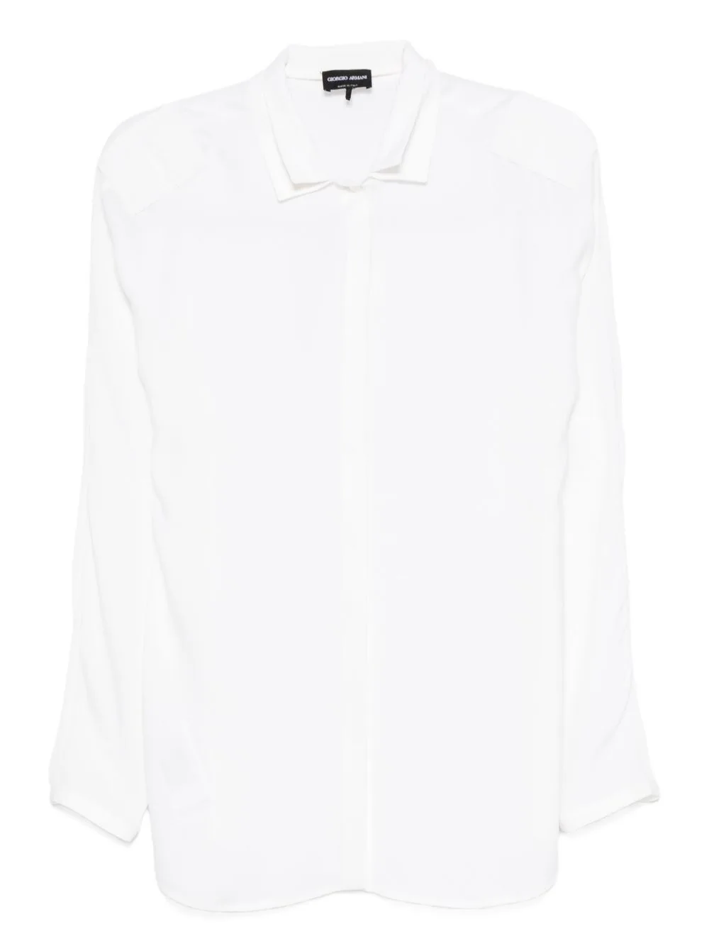 Long-Sleeve Collared Shirt
