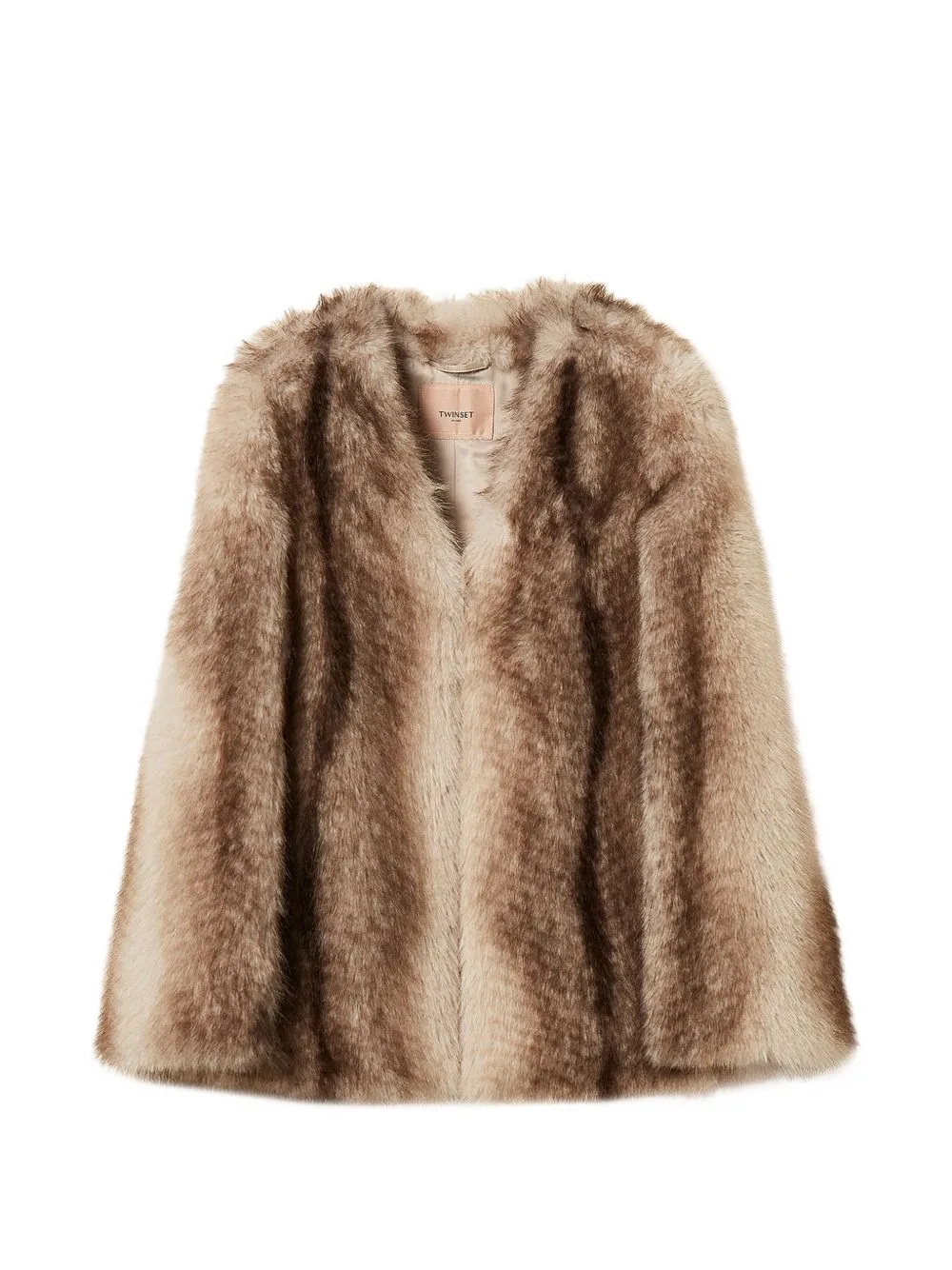 Faux-Fur Cape Jacket