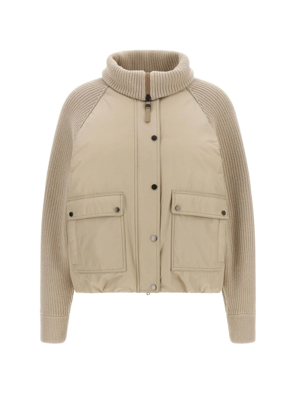 Monile Ribbed-Knit Jacket