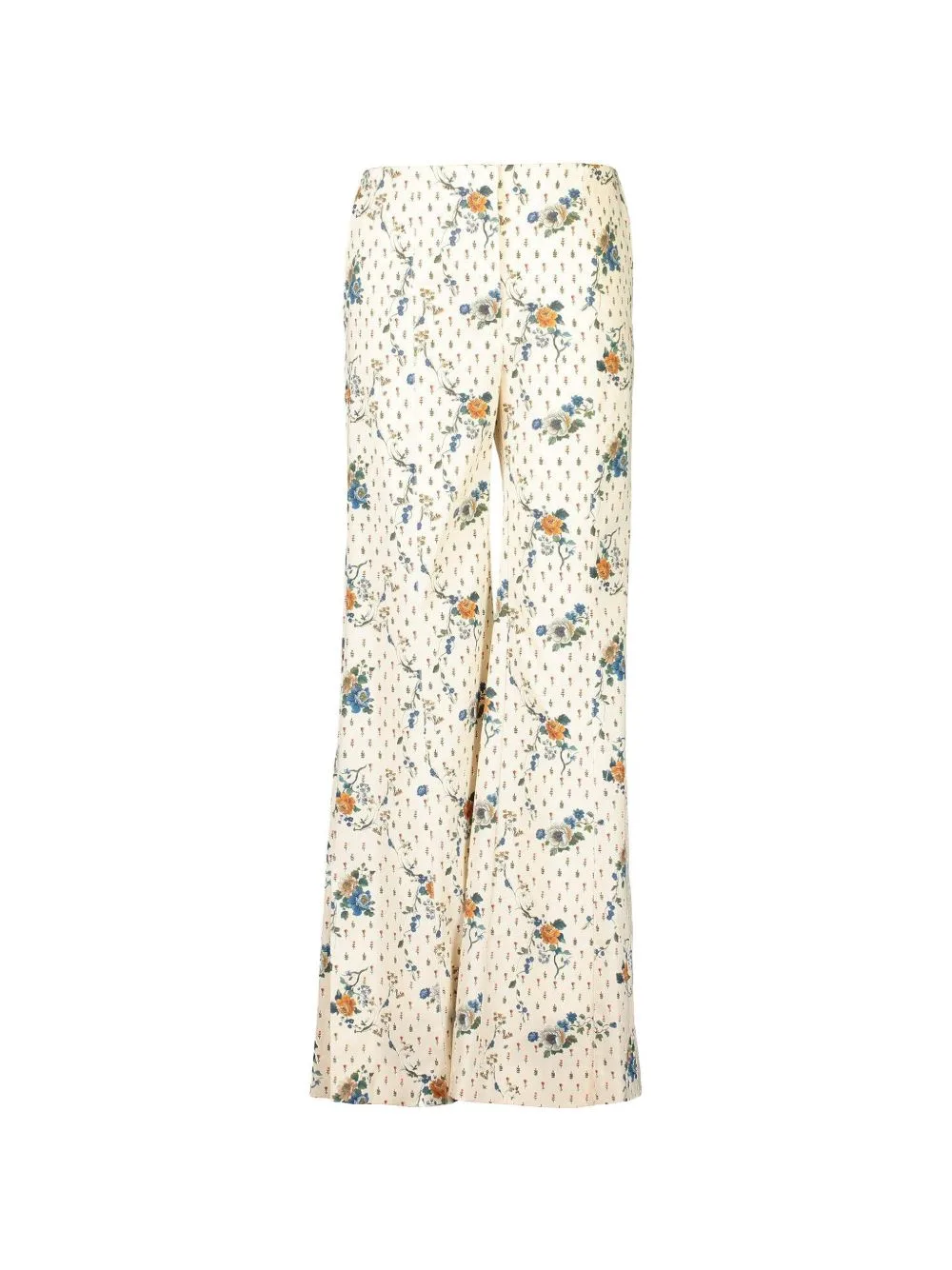 Floral Twill Trousers