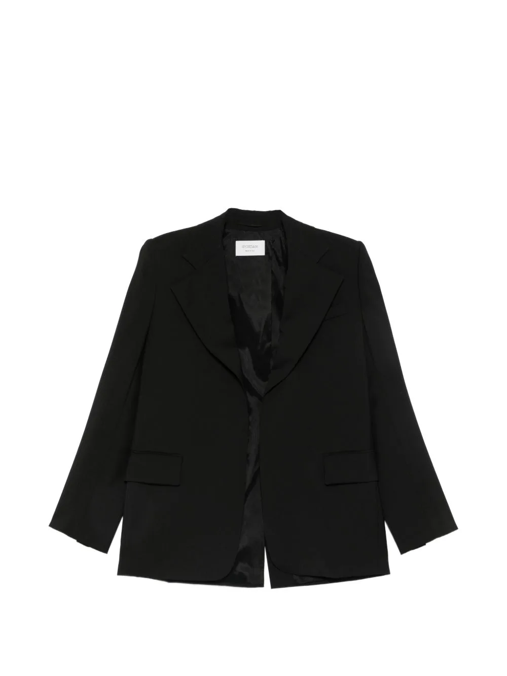 Single-Breasted Wool Jacket