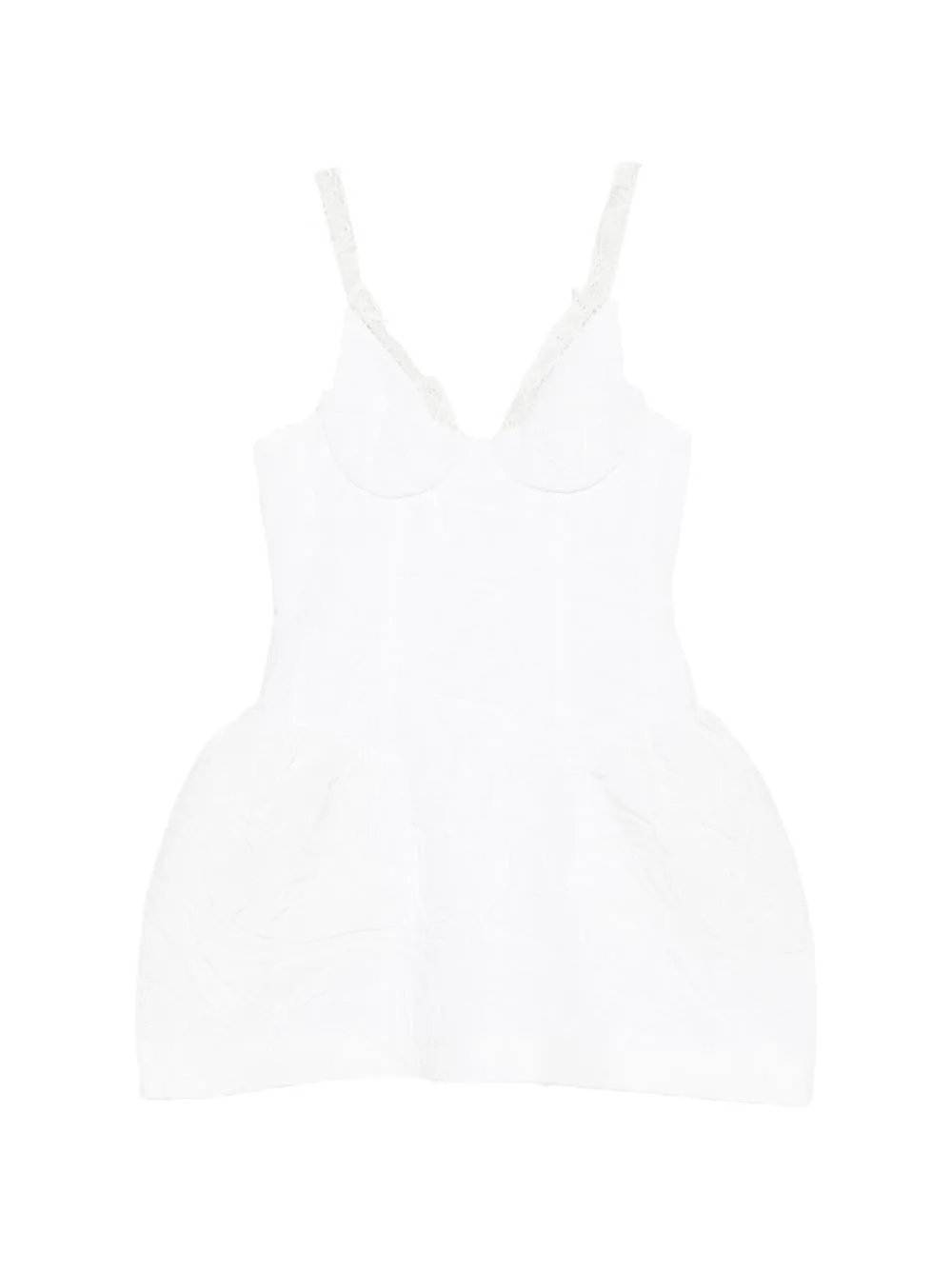 Lace Bow Mini Dress