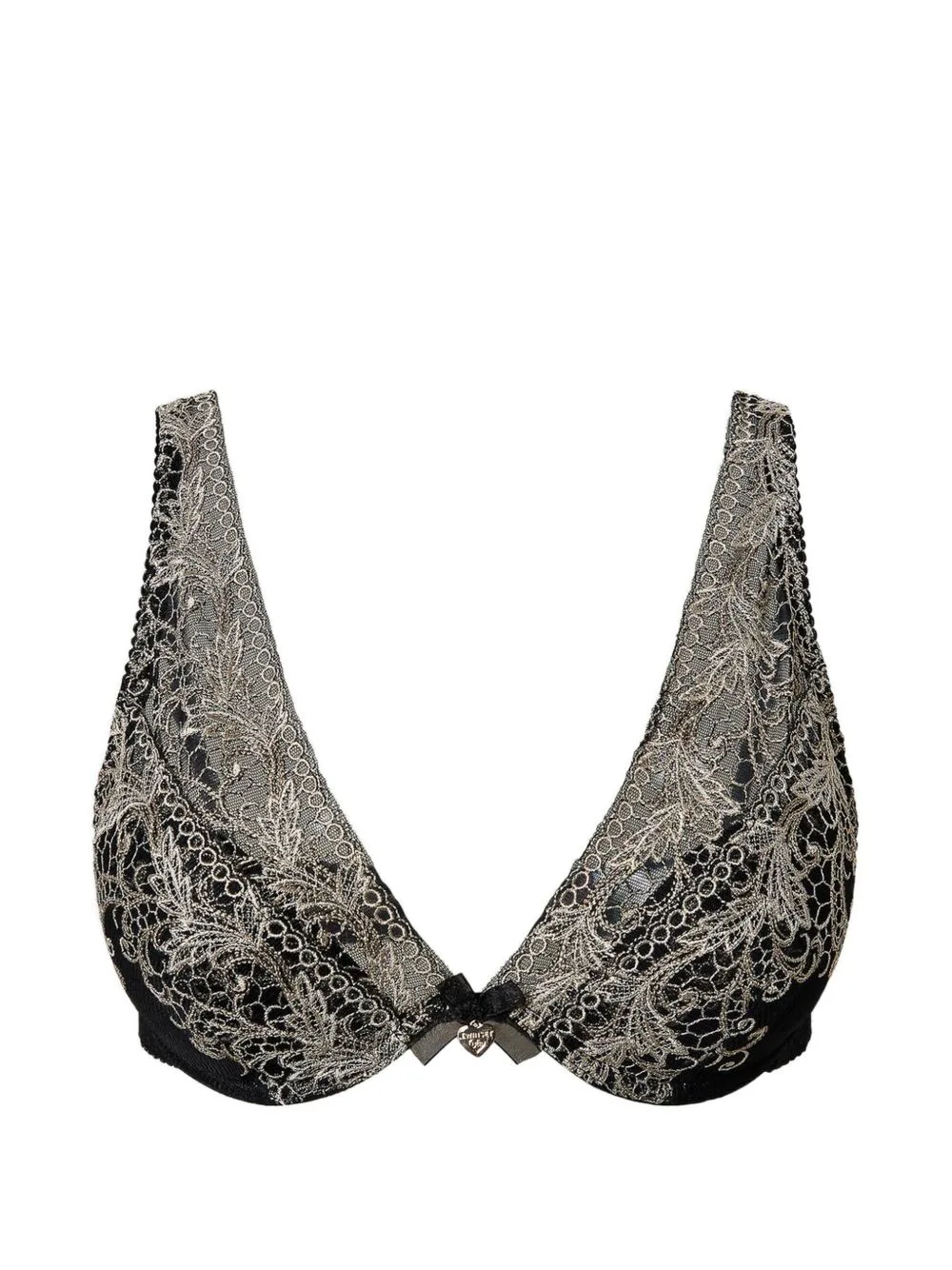 Embroidered Tulle Bralette