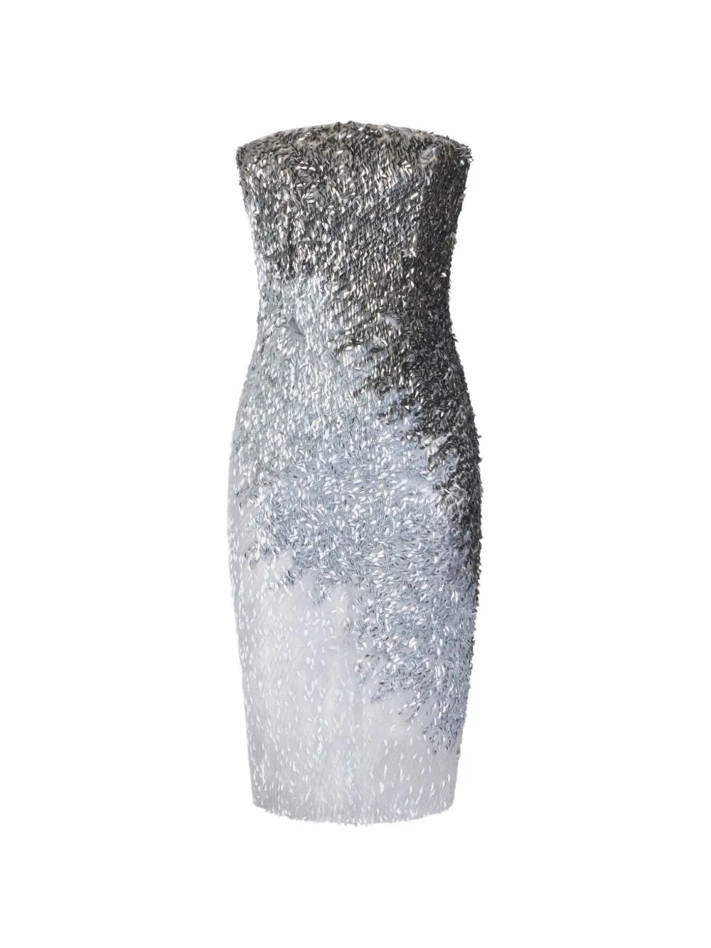 Dress in Metallic Tulle Fabric