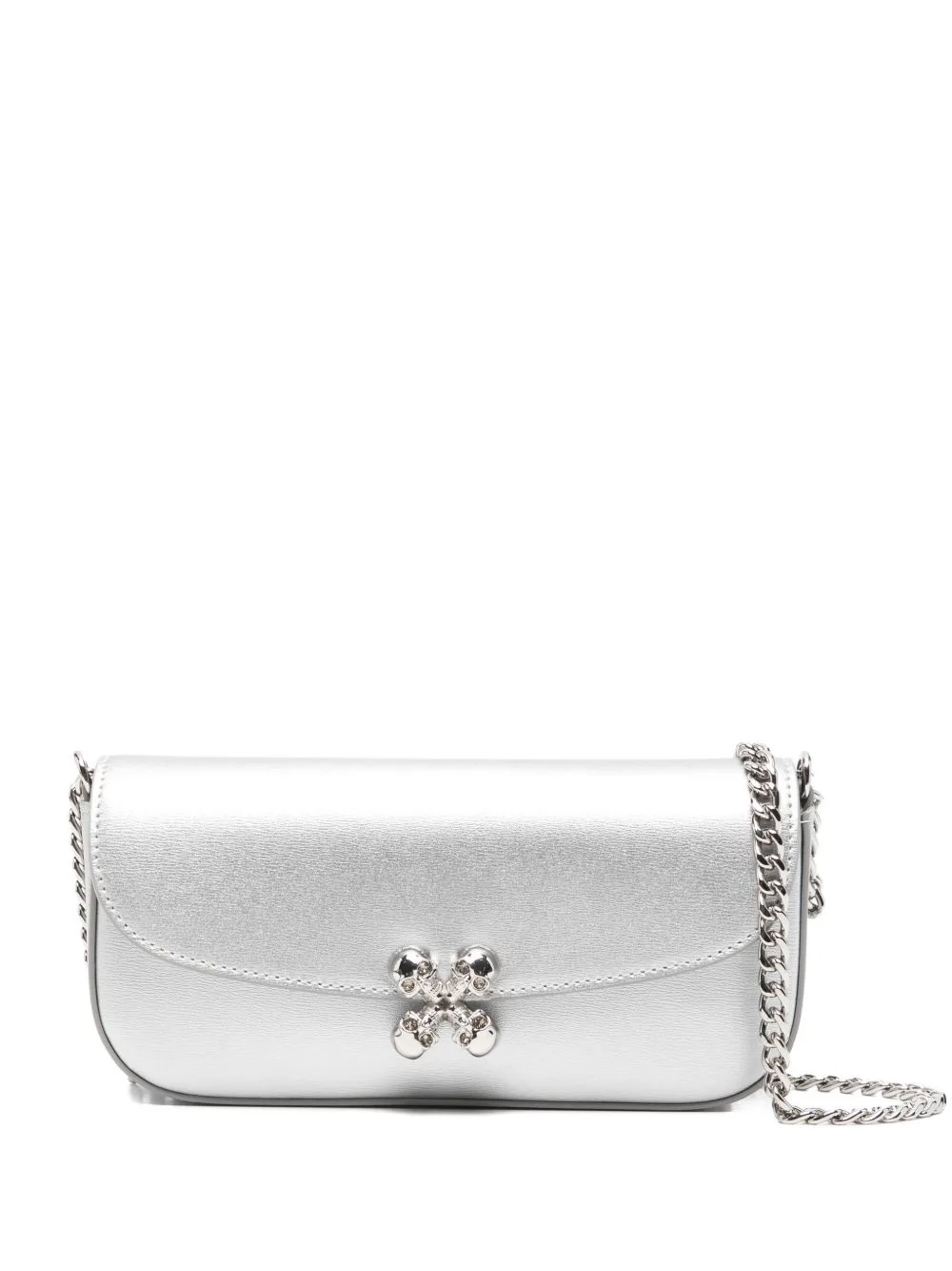 Small Skull Flower Shoulder Bag