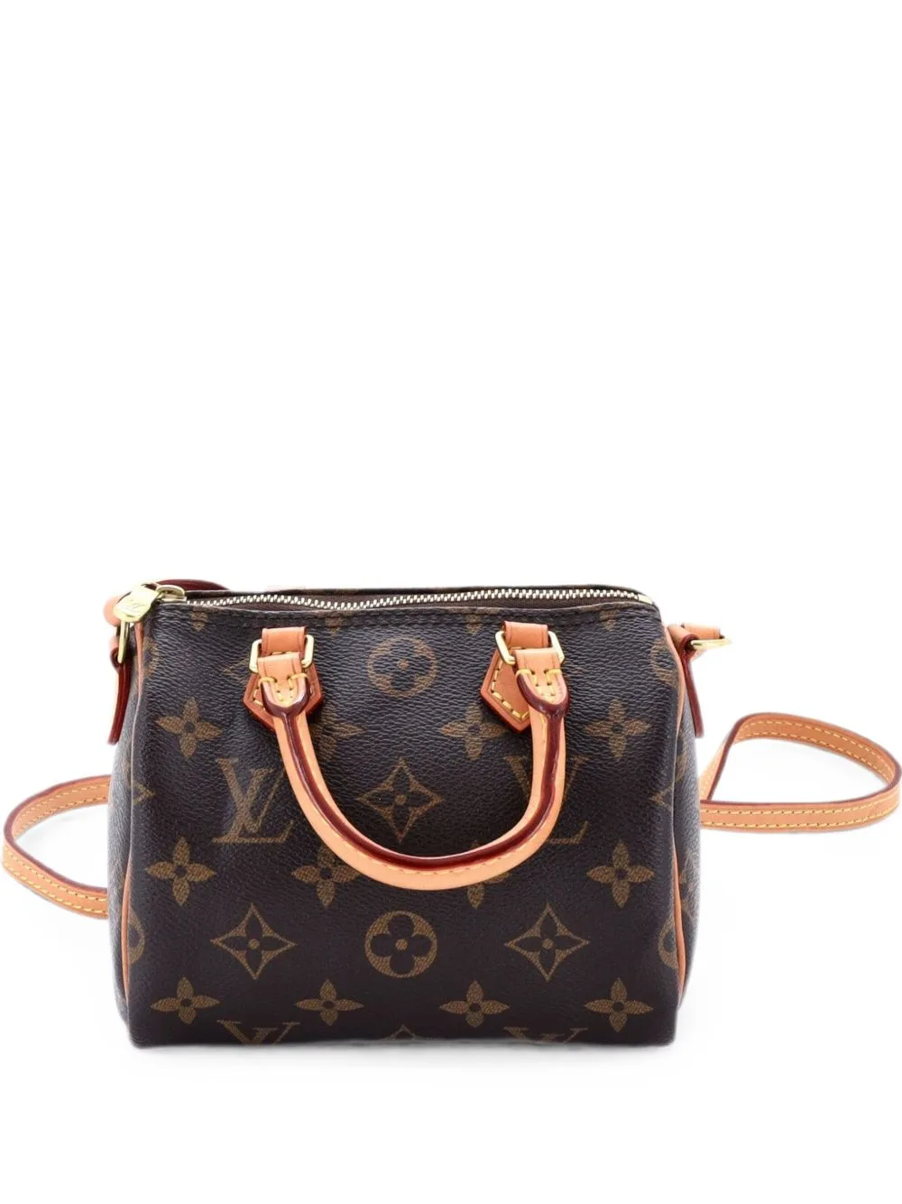 Speedy Bandouliere Bag Monogram Canvas Nano Crossbody Bag